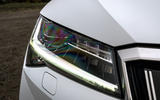 Skoda Superb iV 2020 road test review - headlights