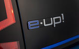 Volkswagen e-Up 2020 road test review - rear badge Volkswagen e-Up 2020 road test review - rear badge