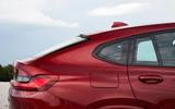 BMW X4 2018 road test review rear quarter panel