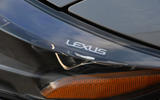 Lexus LS500h 2018 road test review headlight detail