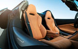 McLaren 720S Spider 2019 road test review - seats