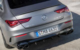 Mercedes-AMG CLA 45 S 2019 road test review - rear end