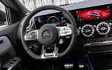 Mercedes-AMG GLA 45 S Plus 2020 road test review - steering wheel Mercedes-AMG GLA 45 S Plus 2020 road test review - steering wheel