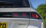 Peugeot 508 SW Hybrid 2020 road test review - rear lights