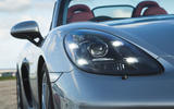 Porsche 718 Spyder 2020 road test review - headlights