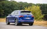 Volkswagen Tiguan R road test review - on the road rear Volkswagen Tiguan R road test review - on the road rear