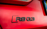 Audi RS Q3 2020 road test review - rear badge