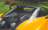 McLaren 600LT Spider 2019 road test review - rear window