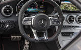 Mercedes-AMG C43 Coupe 2018 road test review steering wheel