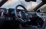Mercedes-Benz A-Class saloon 2018 review - steering wheel