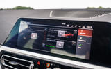 BMW 3 Series 330e 2020 road test review - infotainment
