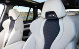 BMW X5 M Competition 2020 road test review - seats BMW X5 M Competition 2020 road test review - seats