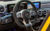 Mercedes-AMG A35 2018 review - steering wheel