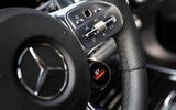 Mercedes-AMG GLA 45 S Plus 2020 road test review - steering wheel buttons Mercedes-AMG GLA 45 S Plus 2020 road test review - steering wheel buttons