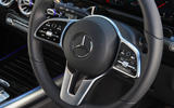 Mercedes-Benz B-Class 2019 road test review steering wheel