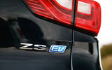 MG ZS EV 2019 road test review - rear badge