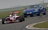 Opposites attack: Porsche 911 Turbo S vs F4 race car