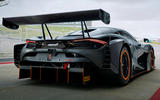 99 McLaren 720S GT3X 2021 first drive review static rear