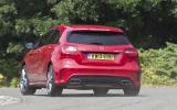 Mercedes-AMG A 45 rear cornering
