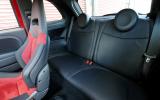Abarth 595 rear seats