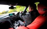 Driving the Alpina D3 hard