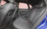 Audi RS Q3's rear seats
