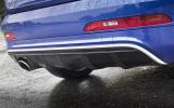Rear diffuser on the RS Q3