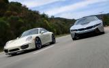 Comparison: new BMW i8 vs Porsche 911