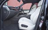 BMW X5 front seats