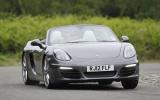 Porsche Boxster cornering