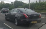 Next generation Jaguar XJ spotted testing