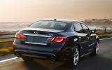 Revised Infiniti Q70 shown in New York