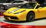 New Ferrari 458 Speciale A revealed at the Paris motor show