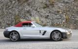 Facelifted Mercedes-Benz SLS AMG Roadster caught testing