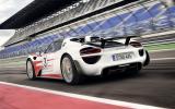 Porsche 918 Spyder improves performance 