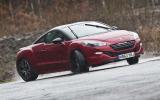 Peugeot RCZ R hard cornering