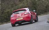 Renault Megane RS rear cornering