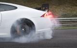 Jaguar XKR-S GT wheelspin