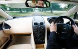 Aston Martin Vanquish's driving seat