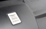 Aston Martin Vanquish signed plaque