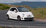 Abarth 595 cornering