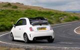 Abarth 595 rear cornering