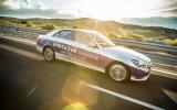 Mercedes E300 hybrid from Africa to Goodwood - picture special
