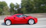 Supercar looks of the Alfa 4C