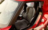 Driver's seat in the 4C