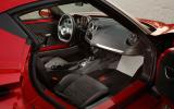 A view of the Alfa 4C's interior