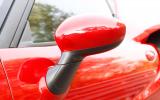 The Alfa 4C's wing mirror