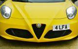 Alfa Romeo 4C Spider's face