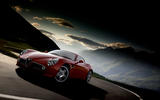 Alfa Romeo 8C cornering