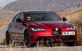 Alfa Romeo Giulia Intensa front cornering